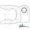 A & I Products Implement Yoke, Splined 1 3/8" - 6 Spline w/ Tappered Pin 4" x6" x3" A-BP5090L0360 - alternate 1